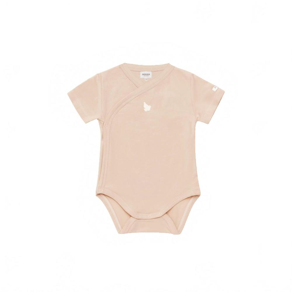NEW DONSJE girl's cadey bodysuit in light coral